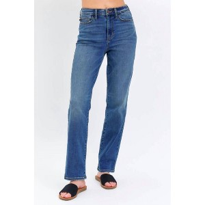 Women's Hi-Waist Straight Fit Jean - Judy Blue 13 - 1 of 4