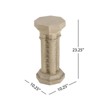 AZL1 Life Concept Planter Pedestal Column Plant Stand with Durable MGO Material and No Assembly Needed for Indoor Outdoor, Brown, 26.5"*14"*14" - 3 of 4
