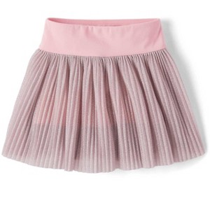 The Children's Place Girls Shimmer Pleated Mesh Skort - 1 of 3
