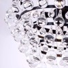 Maxax 17.5" White Crystal Cluster Flush Mount Ceiling Light, 5-Light Dimmable Glam Fixture for Living Room/Bedroom - 4 of 4