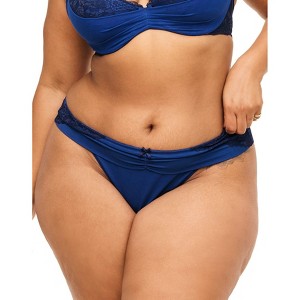 Adore Me Women's Clairabella Thong Panty - 1 of 4