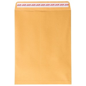 JAM Paper Brown Kraft Manilla 5 1/2 x 7 1/2 Open End Envelopes -100 pk - 1 of 1