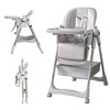 Acoinel Adjustable Baby High Chair 0-6 Years Portable Infant Feeding Seat with Safety Belt - 3 of 4
