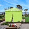 InstaHibit Set of 4 Sidewall UV30+ Fits 10x10ft Canopy Tent Zipper Outdoor Party Green - 2 of 4