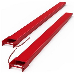 Forklift Pallet Extensions, Fork Extensions 5.3 Inch Width, 5500 LBS Capacity Heavy Duty Fork Extensions for Forklifts red 84 x 5.3 inch - 1 of 3
