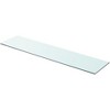 vidaXL Shelf Panel Glass Clear 35.4"x7.9" - 4 of 4