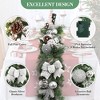 GAOMON 6FT Christmas Garland for Front Door, Christmas Garland Decoration, Xmas Garland with Pinecones, Berries, Bows, Ball Ornaments - 3 of 4