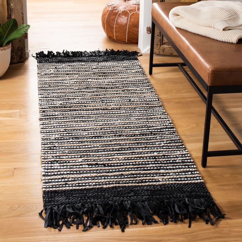 Vintage Leather VTL373 Hand Woven Area Rug  - Safavieh, 3 of 8