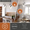 VAXCEL Thalia 3L Contemporary Pendant Light White Pill Glass - 3 of 4