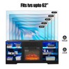 VYNXARIA Contemporary 2-in-1 Electric Fireplace TV Stand with Adjustable Glass Shelves - 4 of 4