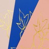 Paper Junkie 12 Pack Decorative File Folders for Letter Size Paper, Gold Foil Floral Print, 1/3 Cut Tab, 11.45 x 9.45, Pink and Blue - 3 of 4