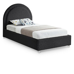 Meridian Furniture,Milo Fabric Bed - 1 of 4