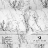 Marble 4 Piece Printed Sheet Set, Double Brushed Microfiber by Sweet Home Collection® - image 4 of 4