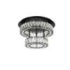 Elegant Lighting Monroe 2 - Light Flush Mount in  Black - 2 of 4