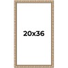 PosterPalooza | 20x36 Modern Bamboo Picture Frame, UV Acrylic, 5 Finishes - 2 of 4