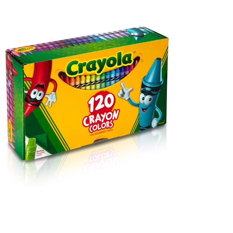 Crayola 120ct Crayon Set with Crayon Sharpener, 2 of 6