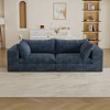 Whisen Cloud Sofa, Corduroy Fabric, Deep Seat Couche - 2 of 4