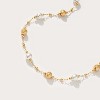 14K Gold Plated Beaded Choker - Boho Charm Necklace for Women, Summer Layering Jewelry - 4 of 4