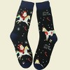 Santa Claus Riding a Unicorn Socks - Large from the Sock Panda - Great for Christmas Time (Men's Sizes Adult Large) - 2 of 3