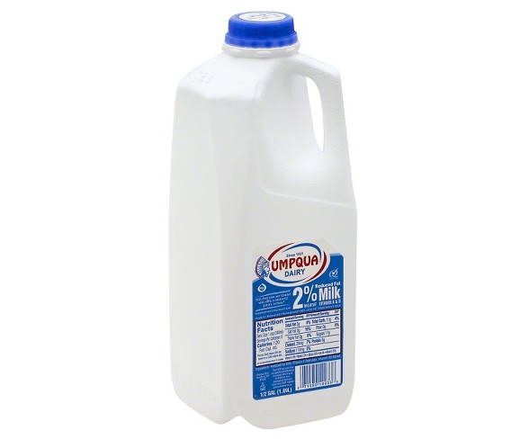 Umpqua Dairy 2% Milk - 0.5gal