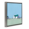Stupell Industries Palmer Farm in Muted Blues Floating Frame Canvas Art - 2 of 4