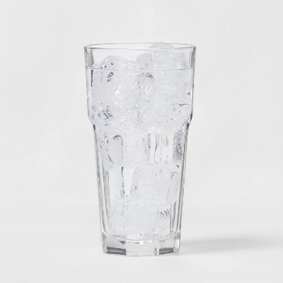 12pc Glass Tremont Tall and Short Faceted Tumbler Set - Threshold™: Drinking Glasses, Glassware, Dishwasher-Safe one is missing ‼️1 missing‼️