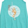 Girls' - Avatar: The Last Airbender - Aang Crest Graphic Sleeveless Aline Dress - 2 of 4