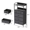 5 Dresser Drawers for Bedroom with Shelves, Dressers & Chest of Drawer for Hallway - 2 of 4