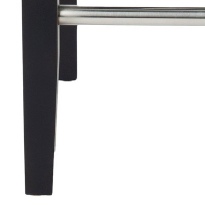 Seamist Gray Transitional Birchwood Bar Stool with Nailhead Trim