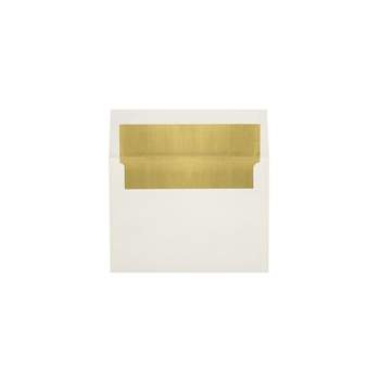 Black - Metallic Gold Foil Lined Envelopes