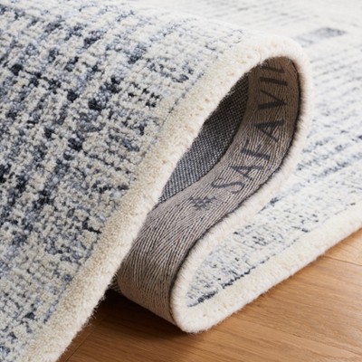 Gray Hand-Tufted Wool and Synthetic 6' x 9' Area Rug