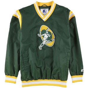 STARTER Mens Green Bay Packers Windbreaker Jacket - 1 of 2