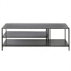 Gunmetal Gray Coffee Table - Henn&Hart - 2 of 4