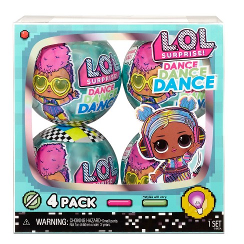 L.o.l. Surprise! Dance Dance Dance Dolls 4pk : Target
