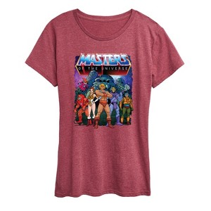 Women's - Masters of the Universe - He-Man and Friends Group Short Sleeve Graphic T-Shirt - 1 of 4