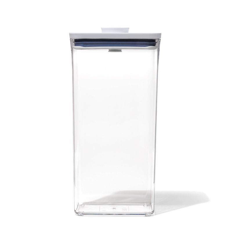 OXO POP 3.7qt Plastic Rectangle Airtight Food Storage Container Clear, 5 of 8