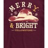Men's - Yellowstone - Merry and Bright Short Sleeve Graphic T-Shirt - 2 of 4