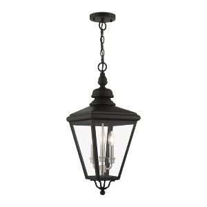 Livex Lighting Adams 3 - Light Pendant in  Black/Brushed Nickel - 1 of 4