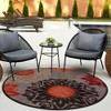 Unique Loom    Outdoor Modern Chicago Area Rug - 3 of 4