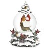 Roman Lit Swirl Cardinal Glittered Christmas Snow Globe - 4 of 4