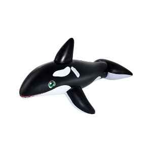 Bestway H2OGO! Jumbo Whale Rider Inflatable Pool Float - 1 of 3