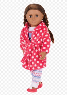 Our Generation Ice Cream Dreams Pajama & Robe Outfit For 18 Dolls : Target