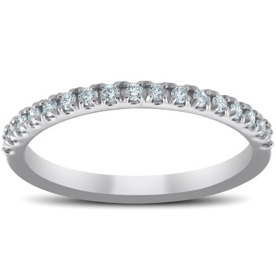 Pompeii3 Diamond Wedding Ring Band 1/3 Carats Womens Platinum Classic Traditional