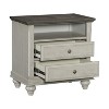 NicBex Nightstand with 2 Drawers,Side Table with Handles and Wood Frame,Modern Bedside Table for Bedroom,Living Room - 4 of 4
