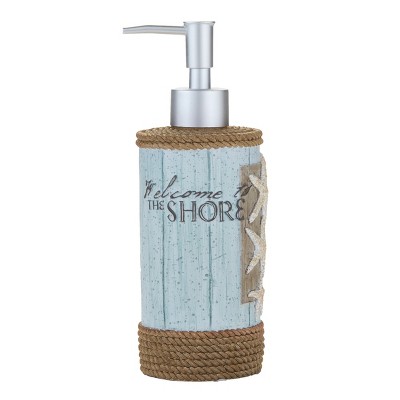 Lakeside Welcome to the Shore Starfish Soap or Lotion Mechanical Dispenser