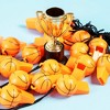 Blue Panda 24-Pack Mini Basketball Whistles for Birthday, Sports Theme Party Favor Supplies, 2.25 inches - 2 of 4