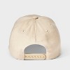 Girls' Oui Croissant Baseball Hat - Beige - 2 of 3