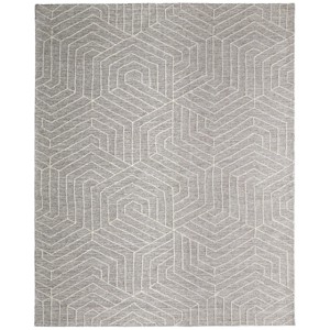 Emerson Modern Abstract Gray/Ivory Area Rug - 1 of 4