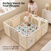 GOTGELIF 50"x50" Extra-Thick Cushioned Foam Baby Play Mat Foldable & Non-Slip Tummy Time Mat - 4 of 4