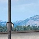 navy blue（grey pole）